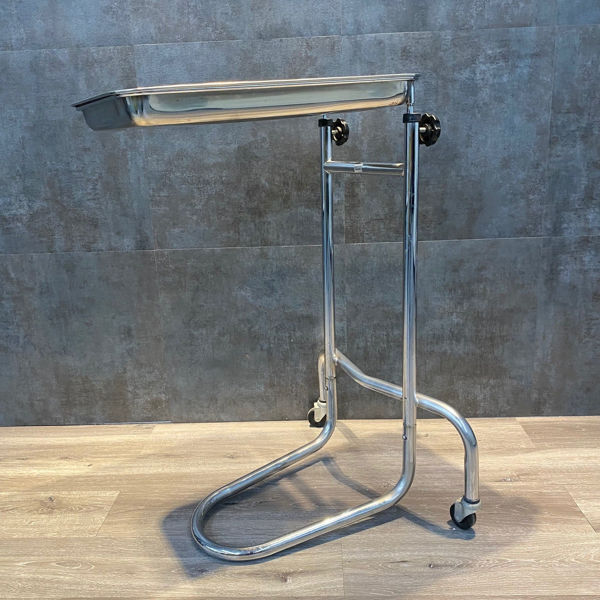 Picture of Stainless Steel Mayo Stand with Deep Tray