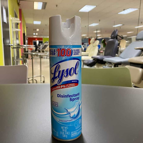 Picture of Lysol disinfectant spray
