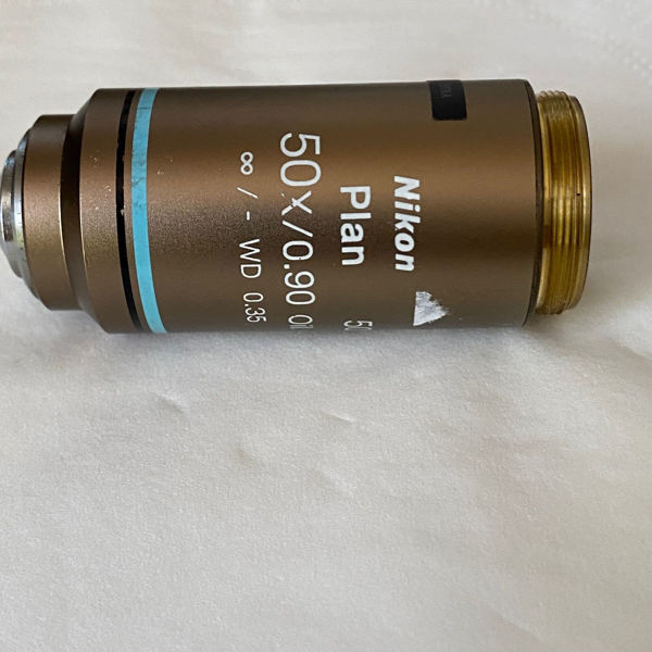 Picture of Nikon 50x plan oil objective lens